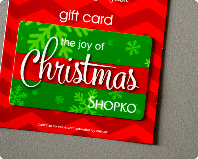 Shopko Gift Card